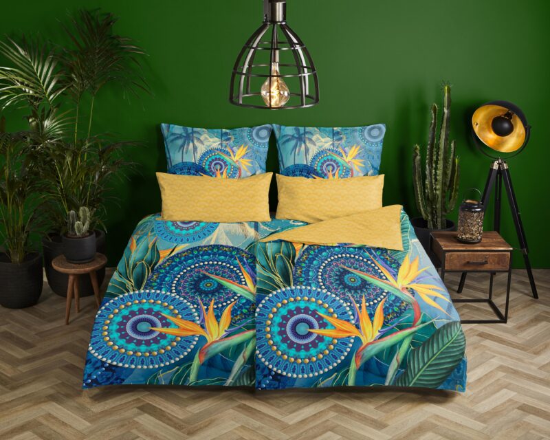 HIP Satijnen dekbedovertrek  "Novia" - Multi