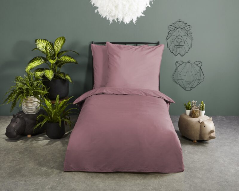 HIP Satijnen dekbedovertrek  "" - Roze