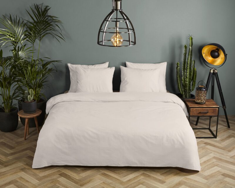 HIP Satijnen dekbedovertrek  "" - Zand