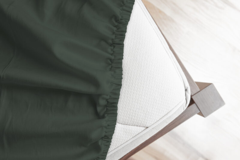 HIP Hoeslaken katoen satijn - Groen