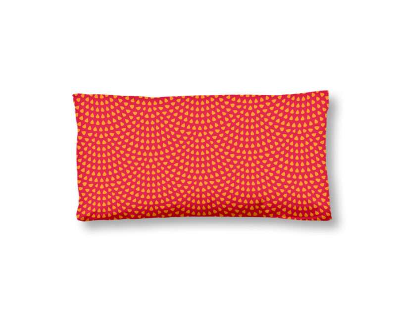 HIP Kussensloop "mandala's en bloemen" - Rood - (40x80 cm) - Katoen Satijn