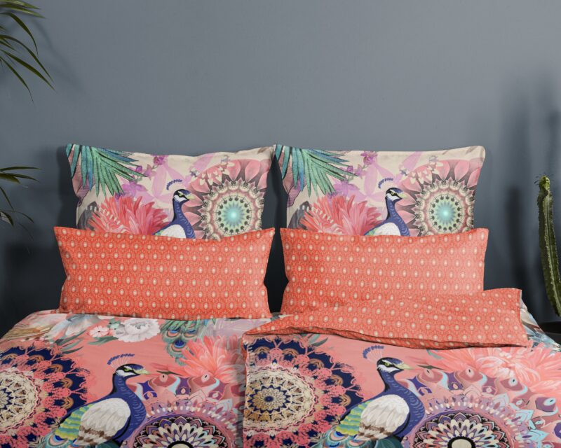 HIP Katoen Satijnen kussensloop "Lynouk" - Multi