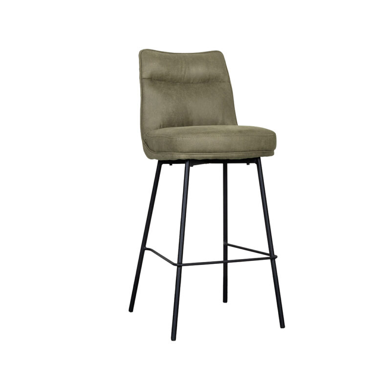 LABEL51 Eetkamerstoel Lennon - Moss - Micro Suede - Hoog Lennon