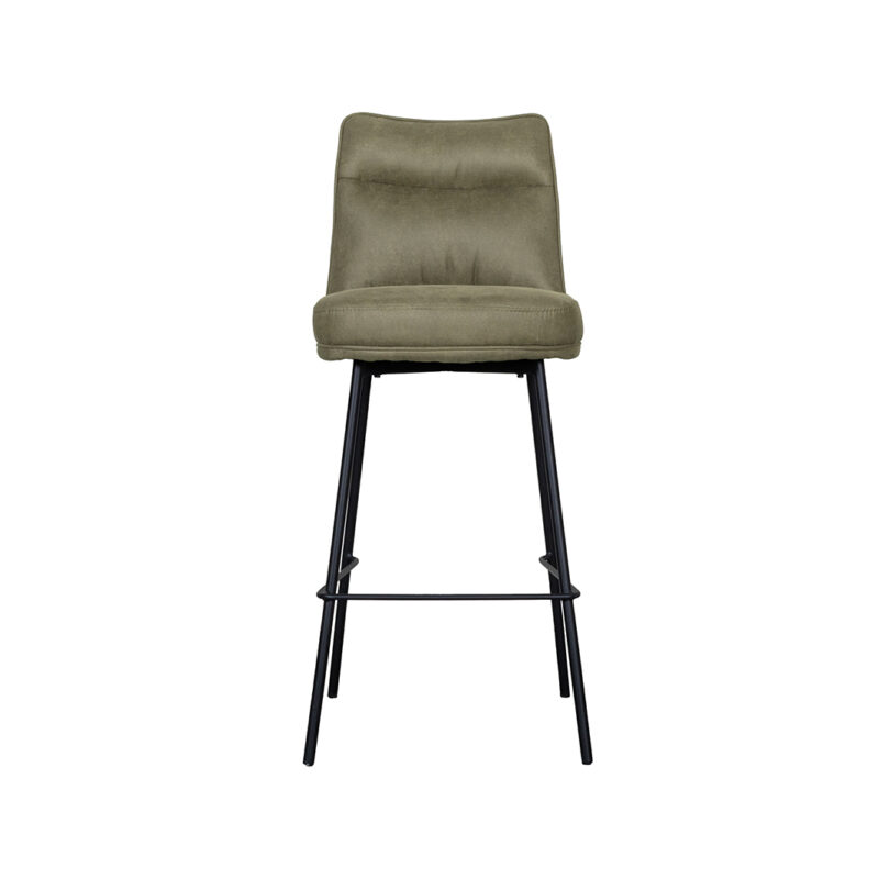 LABEL51 Eetkamerstoel Lennon - Moss - Micro Suede - Hoog Micro Suede