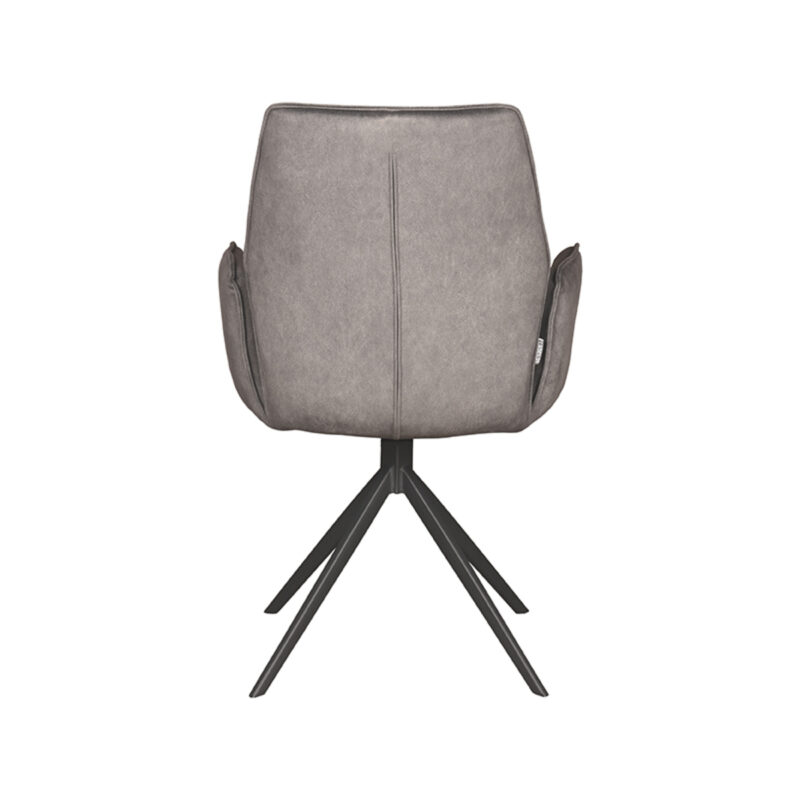 LABEL51 Eetkamerstoel Mellow - Antraciet - Cosmo - Black Frame Cosmo