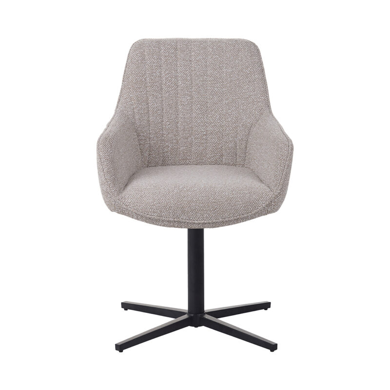 LABEL51 Eetkamerstoel Mira - Naturel - Royal Boucle - One size Mira