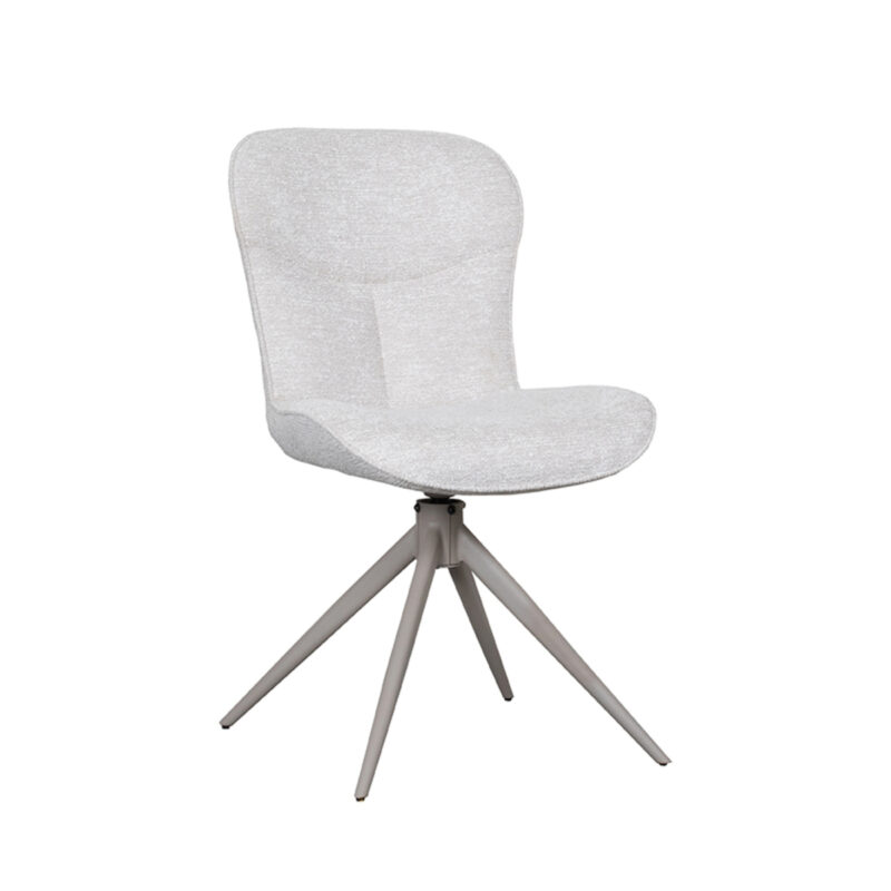 LABEL51 Eetkamerstoel Thorben - Naturel - Canyon - Taupe Frame Canyon