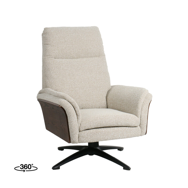 LABEL51 Fauteuil Zenza - Naturel - Royal Boucle - One Size