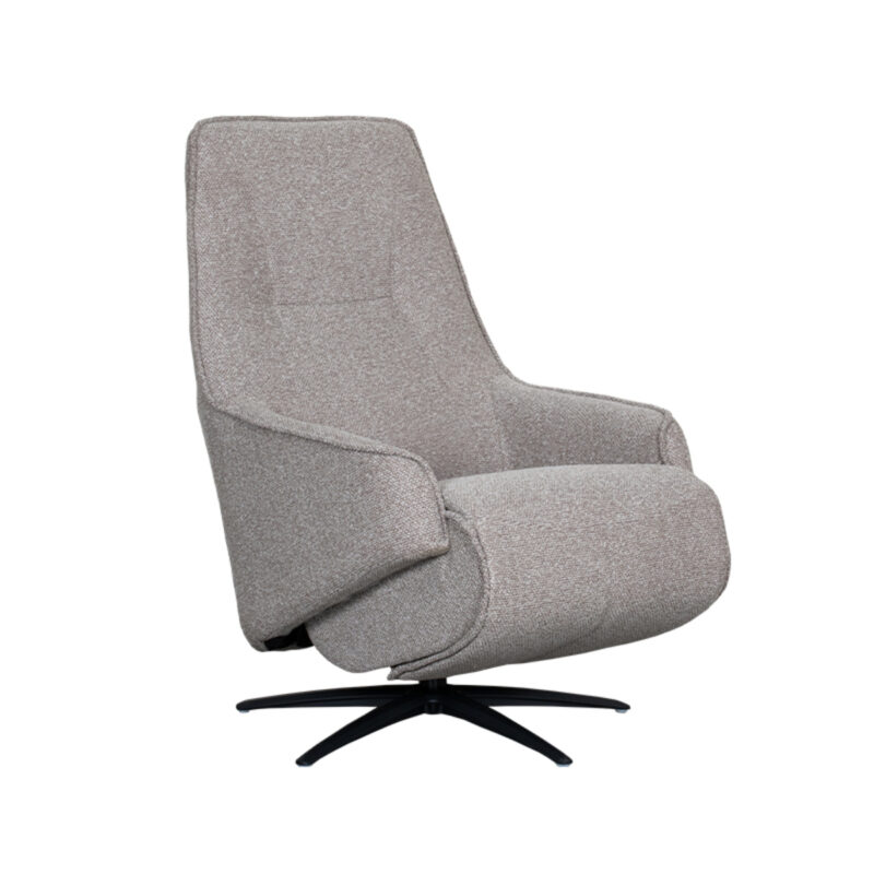 LABEL51 Fauteuil Odense - Mushroom - Royal Boucle - 2-Motorig Royal Boucle