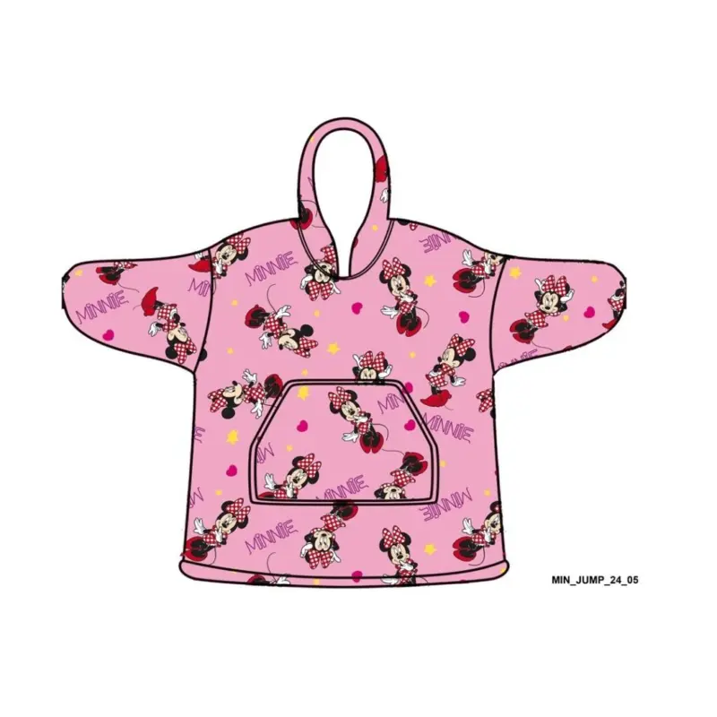 Minnie Mouse hoodie poncho 7 - 14 jaar - polyester