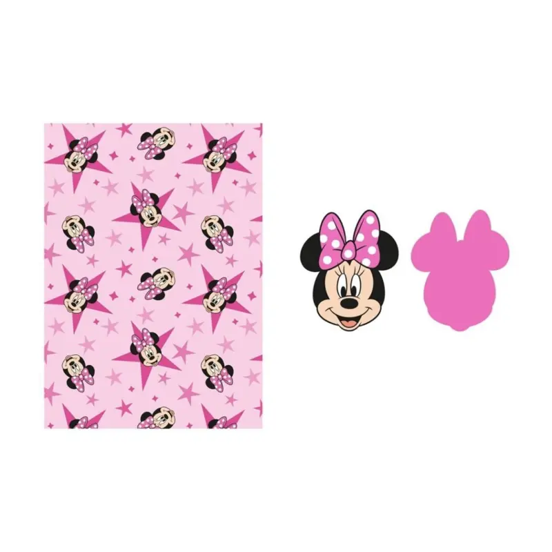 Minnie Mouse fleece plaid + kussen 100 x 140 cm - polyester