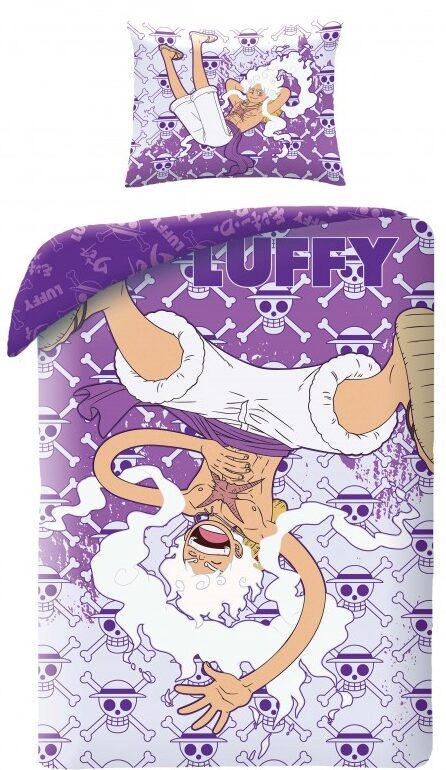 One Piece Luffy Dekbedovertrek 140 x 200 cm polyester