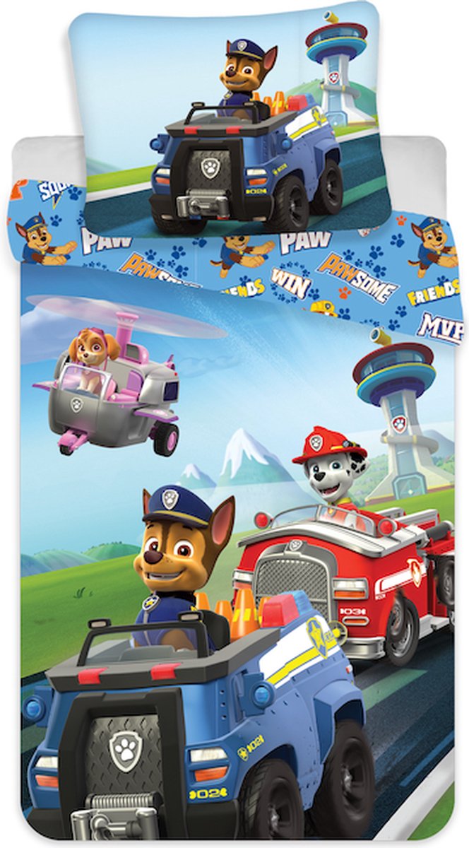 PAW Patrol dekbedovertrek politie