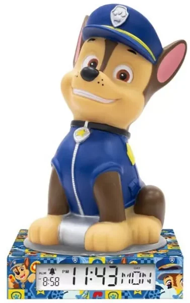 Paw Patrol digitale wekkerlamp 25 cm