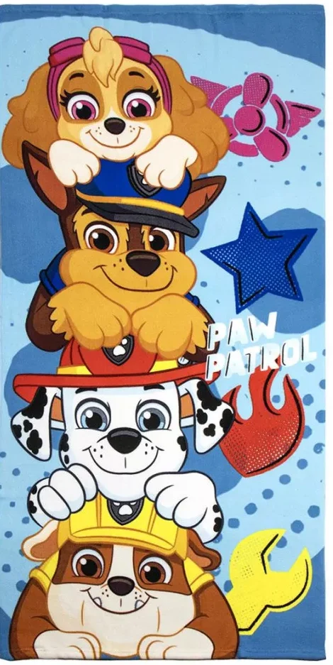 Paw Patrol handdoek play 70 x 140 cm - polyester