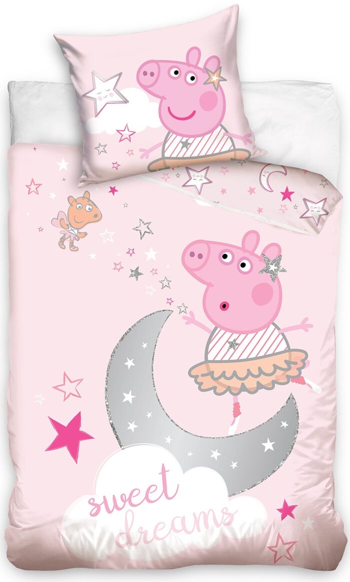 Peppa Pig Sweet Dreams Dekbedovertrek 140 x 200 cm - 50 x 70 cm