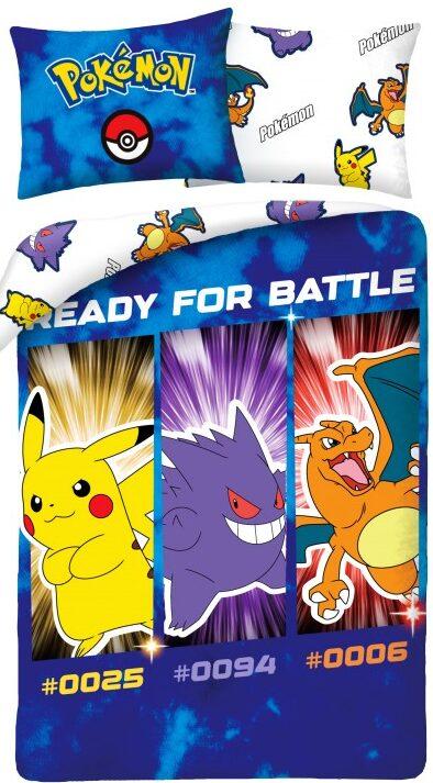 Pokémon Dekbedovertrek Ready for Battle 140 x 200 cm (70 x 90 cm)