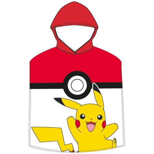Pokemon poncho pokebal 55 x 115 cm - polyester