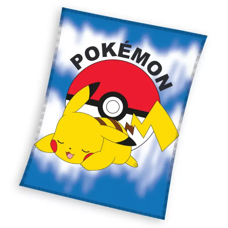 Pokemon fleece deken sleepy Pikachu - 130 x 160 cm
