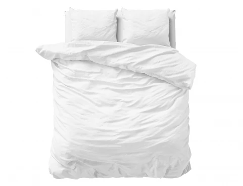 Primaviera Deluxe Uni Satijn Dekbedovertrek Wit 140 x 200/220 cm