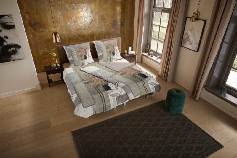 Pure Microfiber dekbedovertrek  "Claires" - Zand