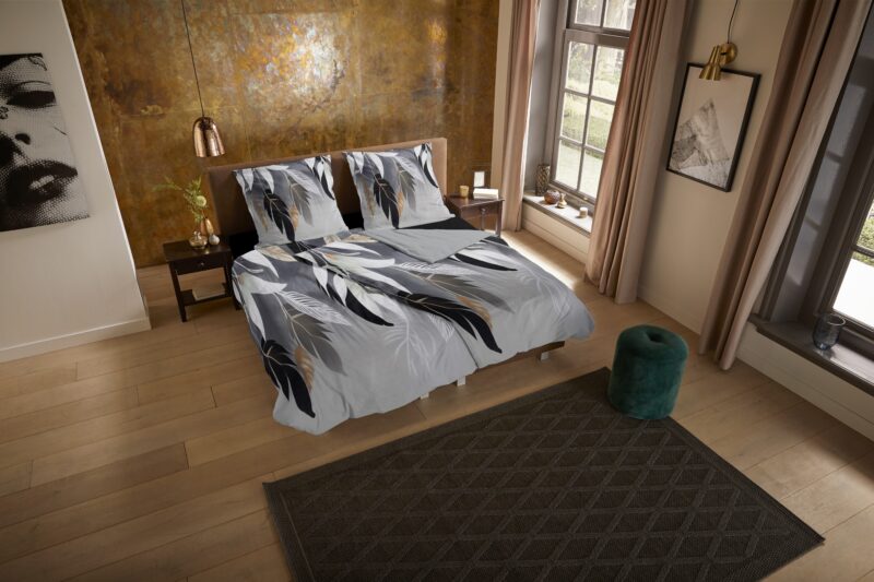 Pure Microfiber dekbedovertrek  "Ross" - Grijs