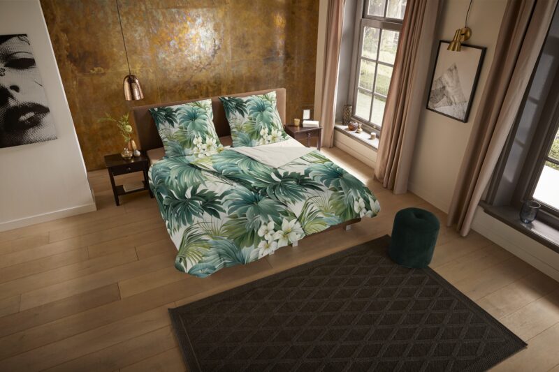 Pure Microfiber dekbedovertrek  "Virna" - Groen