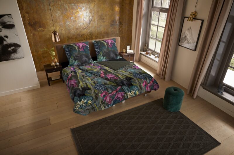 Pure Microfiber dekbedovertrek  "Samurai" - Multi