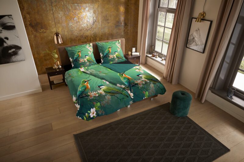 Pure Microfiber dekbedovertrek  "Signi" - Groen