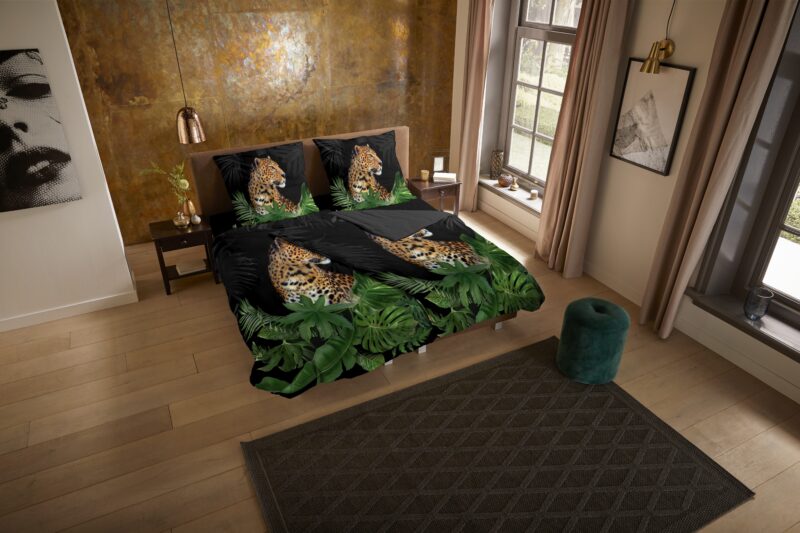 Pure Microfiber dekbedovertrek  "Mala" - Zwart