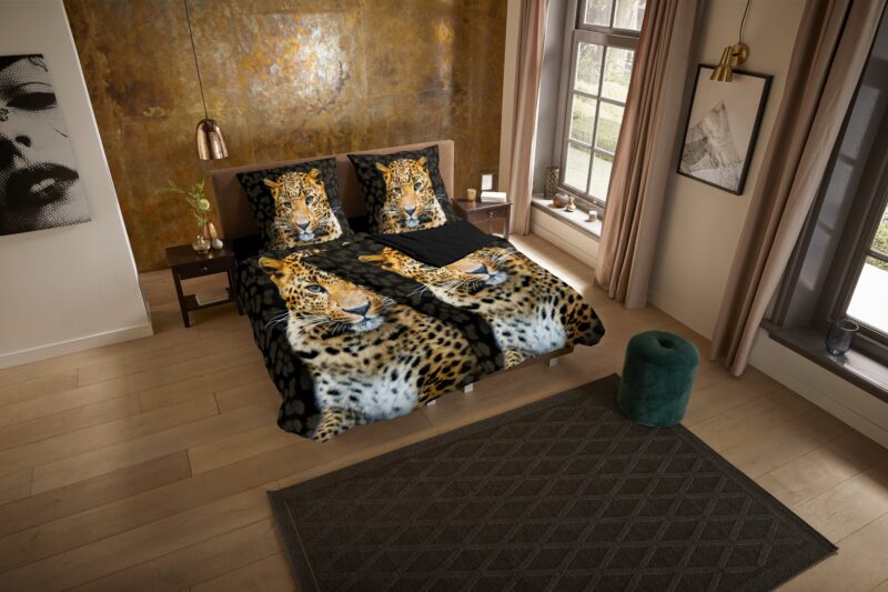 Pure Microfiber dekbedovertrek  "Rayan" - Zwart