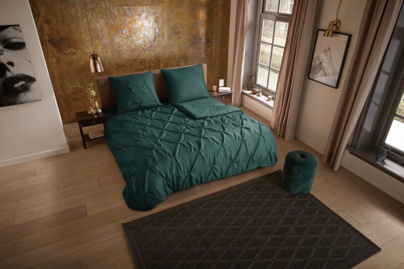 Pure Microfiber dekbedovertrek  "Elegance" - Groen
