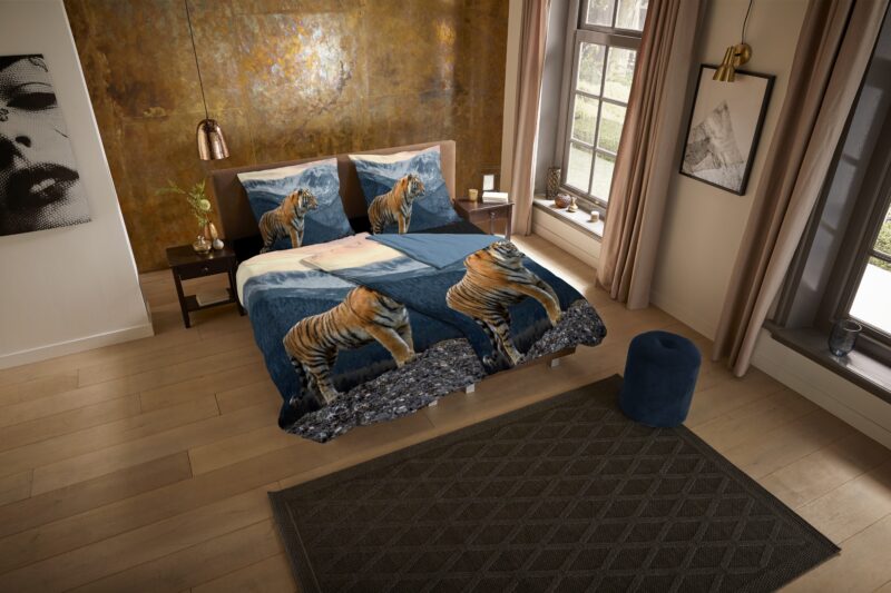 Pure Microfiber dekbedovertrek  "Sky" - Multi