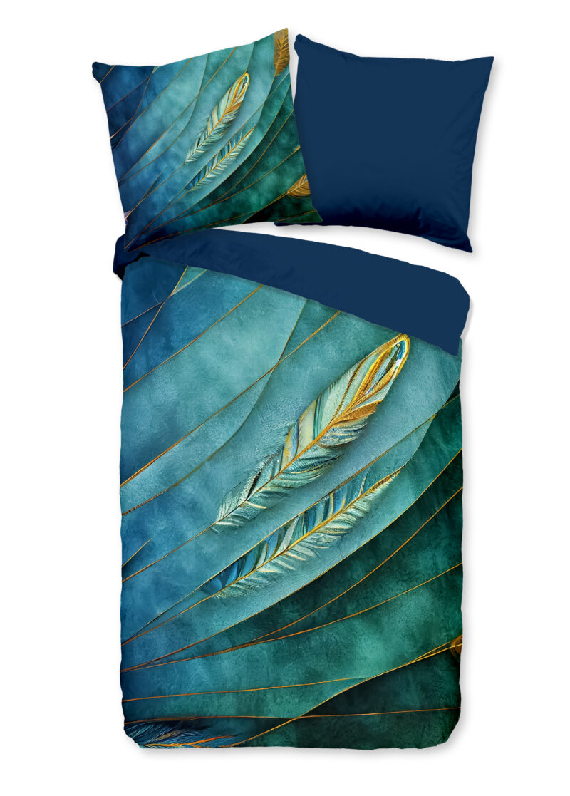 Pure Dekbedovertrek "veren" - Multi - (135x200 cm) - Microfiber