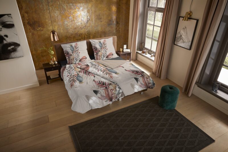 Pure Microfiber dekbedovertrek  "Famm" - Taupe