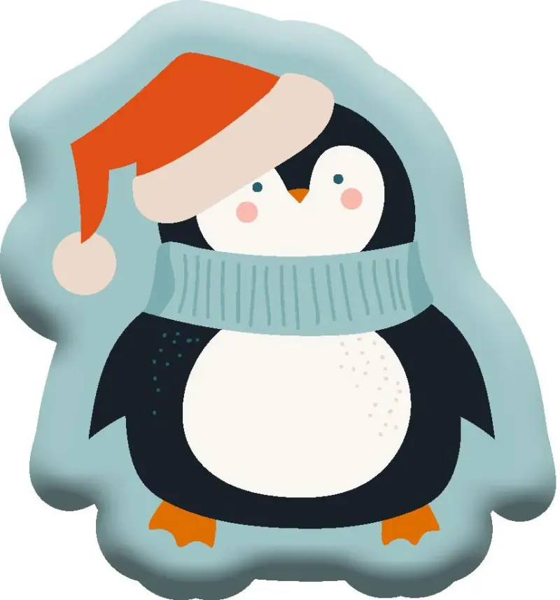 Sierkussen Pinguïn  40 x 40 cm