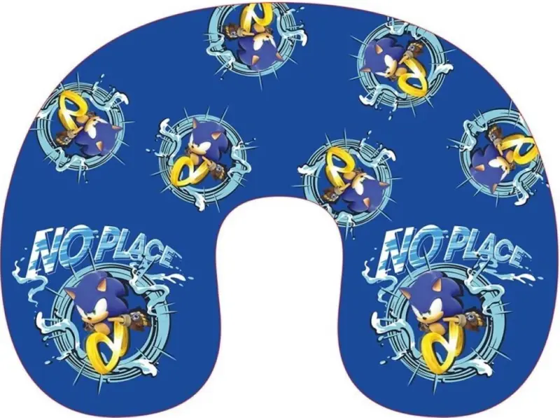 Sonic nekkussen blauw - one size