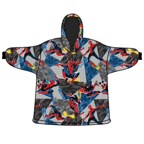 SpiderMan Hoodie Fleece deken