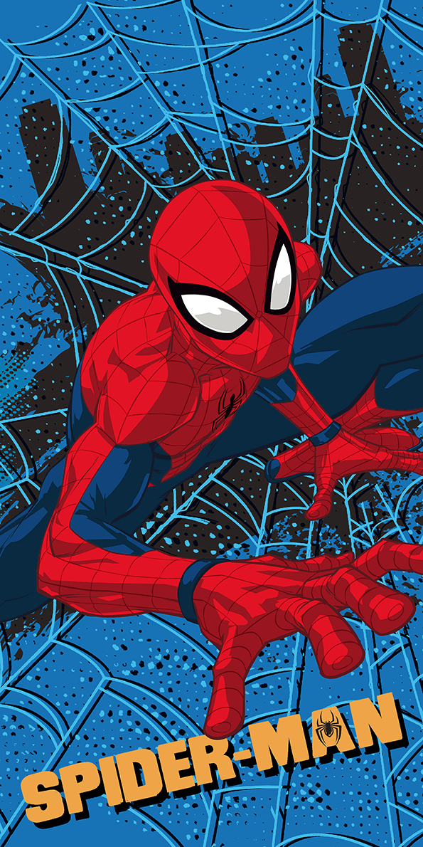 Spiderman handdoek 70 x 140 cm - Polyester