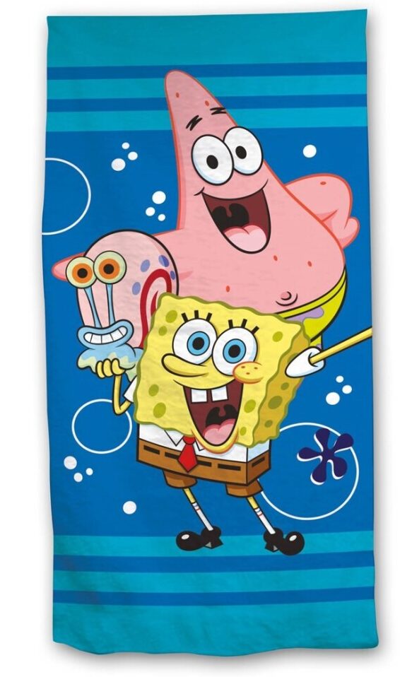 Spongebob blauw Strandlaken 70 x 140 cm - pre order