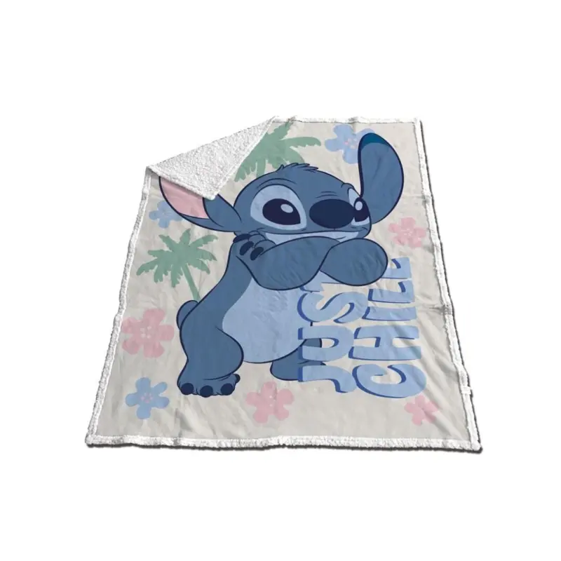 Stitch just chill fleece plaid 130 x 170 cm - polyester