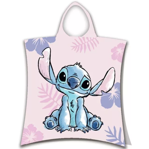 Stitch poncho 50 x 115 cm (roze)