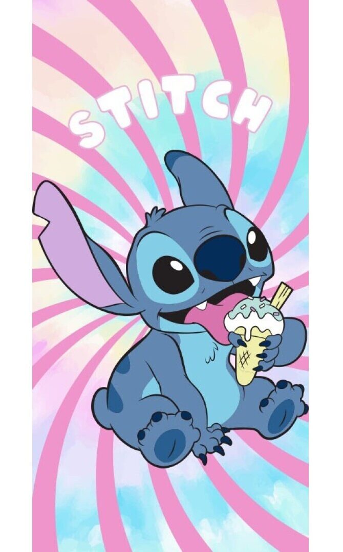Stitch Ice Cream strandlaken 70 x 140 cm polyester - pre order