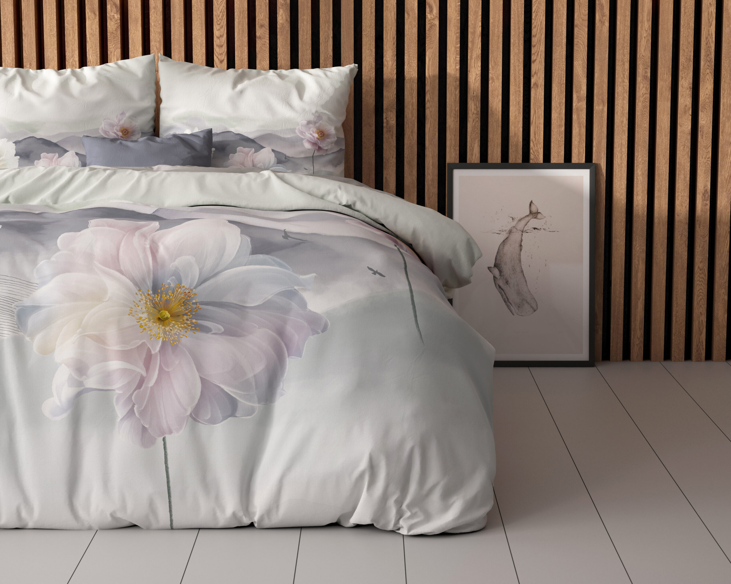 Sleeptime Annique Grijs 200 x 200/220 cm - Afbeelding 3