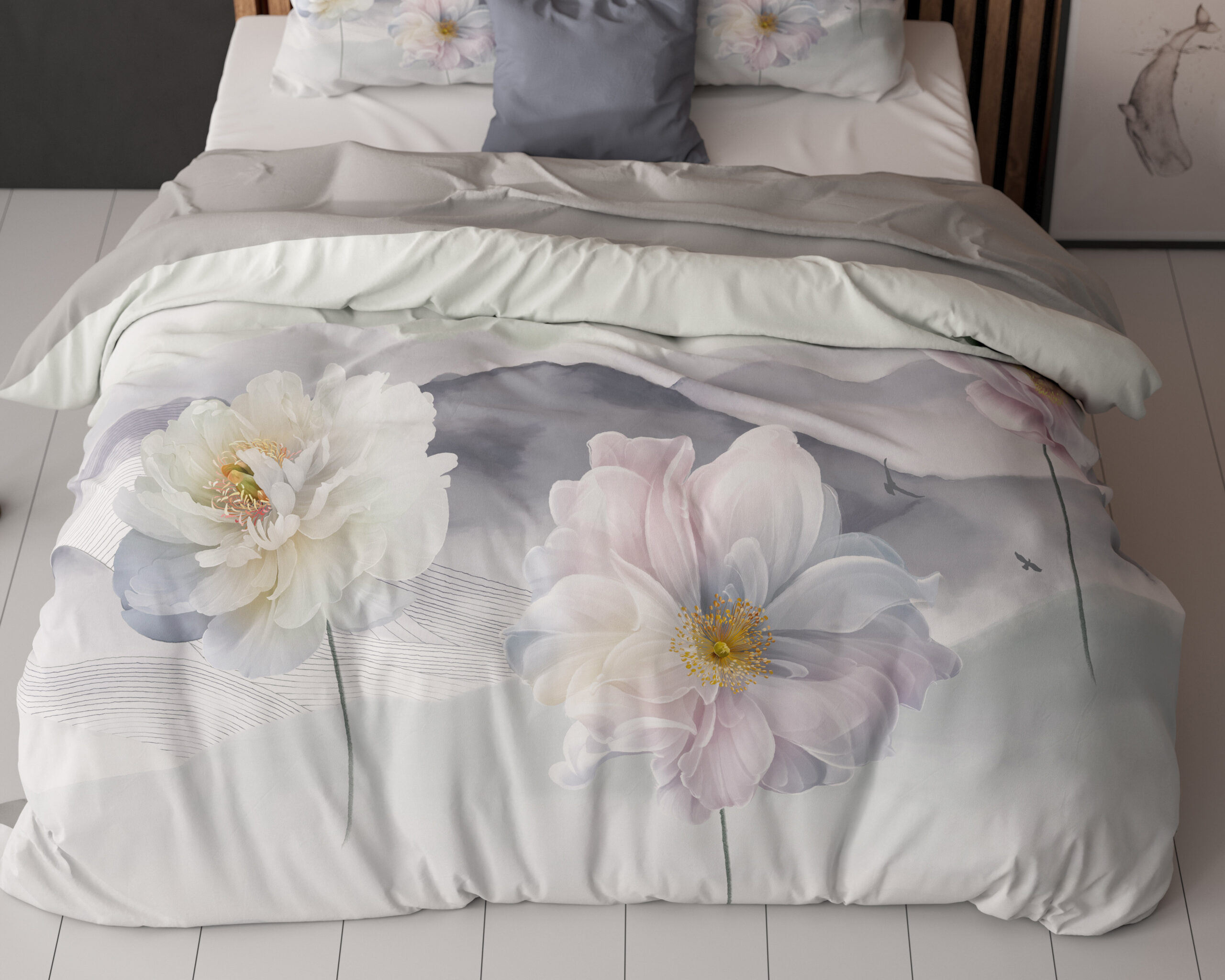 Sleeptime Annique Grijs 240 x 200/220 cm - Afbeelding 5