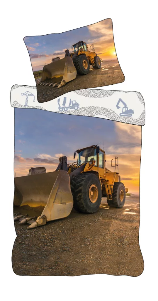 Graafmachine Dekbedovertrek 140 x 200 cm 70 x 90 cm - 100% katoen