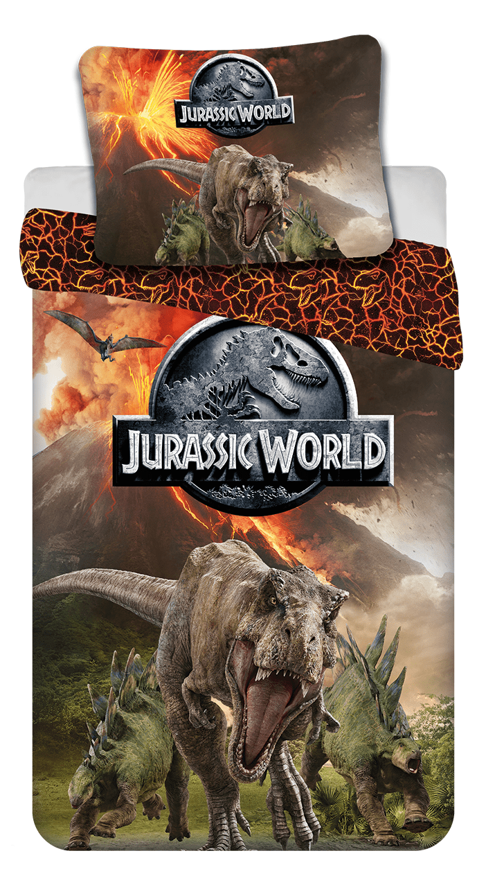 Jurassic World Dekbedovertrek Vulkaan 140 x 200 cm - Polyester- pre order