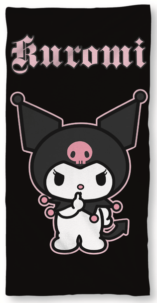 Kuromi strandlaken 70 x 140 cm - pre order