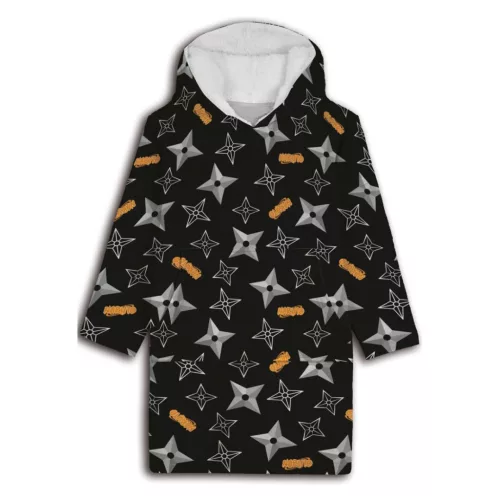 Naruto Hoodie Fleece deken Shuriken