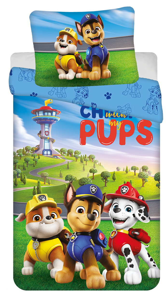Paw Patrol dekbedovertrek 140 x 200 cm - 70 x 90 cm (polyester) - pre order